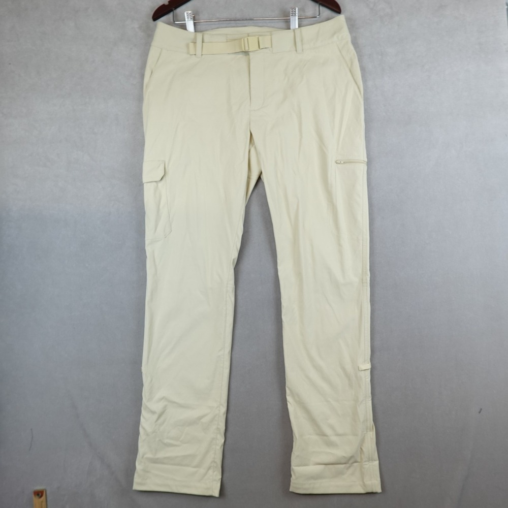The North Face Paramount Pants Cargo Womens 12 Beige Mid Rise Hiking 34x32